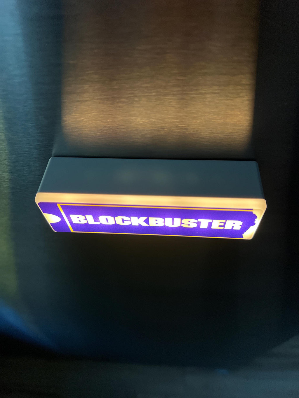 Miniature 90's Storefront Fridge Magnet Blockbuster