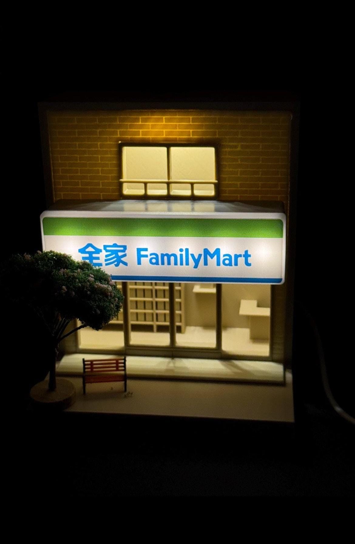 Mini Japanese Convenience Store Konbini Inspired Diorama