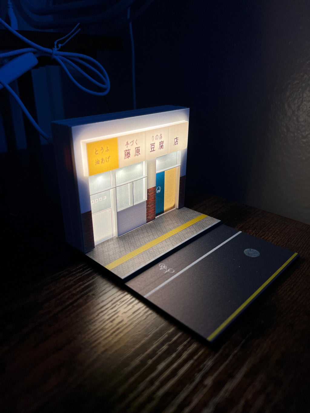 Initial D Anime Inspired AE86 Diorama 1/64 Scale