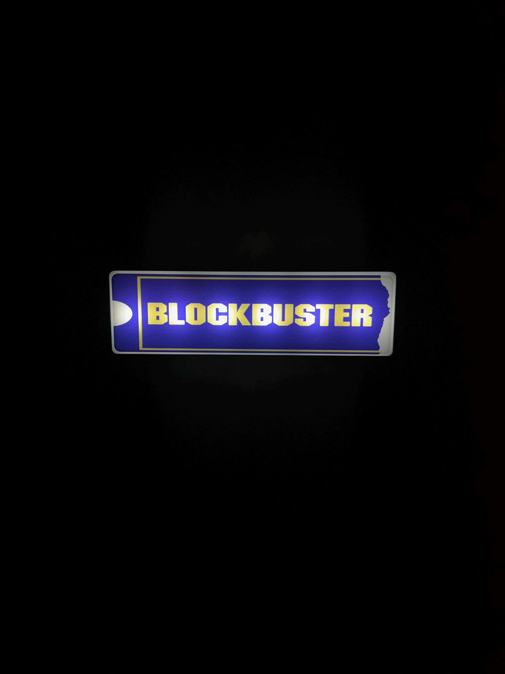 Miniature 90's Storefront Fridge Magnet Blockbuster