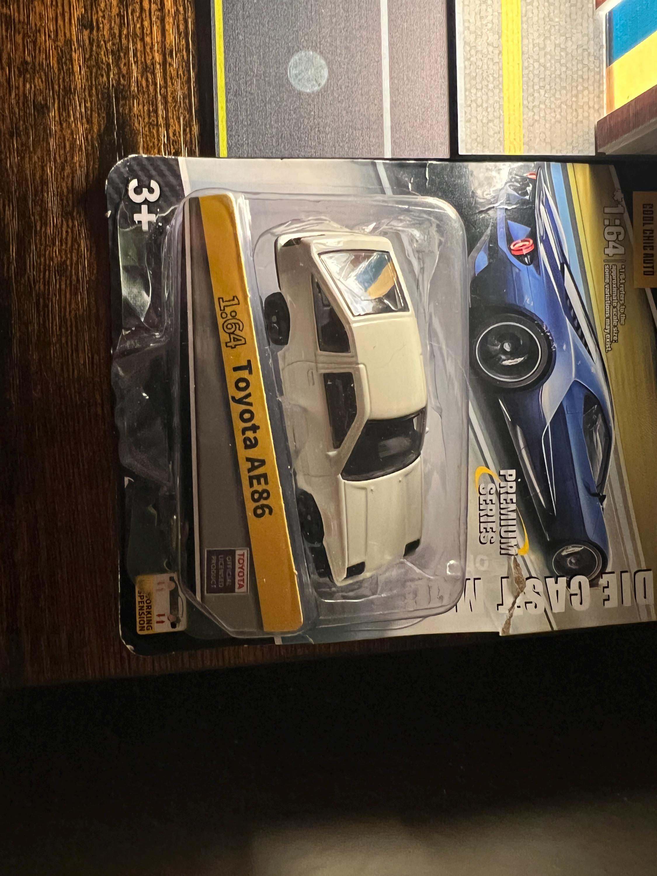 Initial D Anime Inspired AE86 Diorama 1/64 Scale